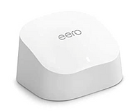 A white eero 6 router.