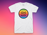 A t-shirt with the HeyDingus six colors logo across the chest.